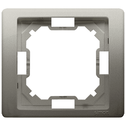 Rámček 1-násobný satén metal. SIMON Basic Neo (simon) 1