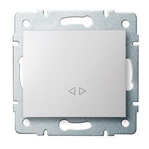 Prepínač krížový (7) 10AX/250V (SS) biela LOGI (Kanlux) 1