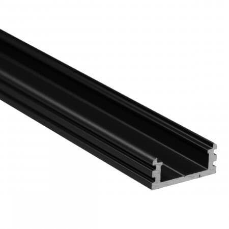Profil LED Al, 19x8mm CC14 čierny(47) 1