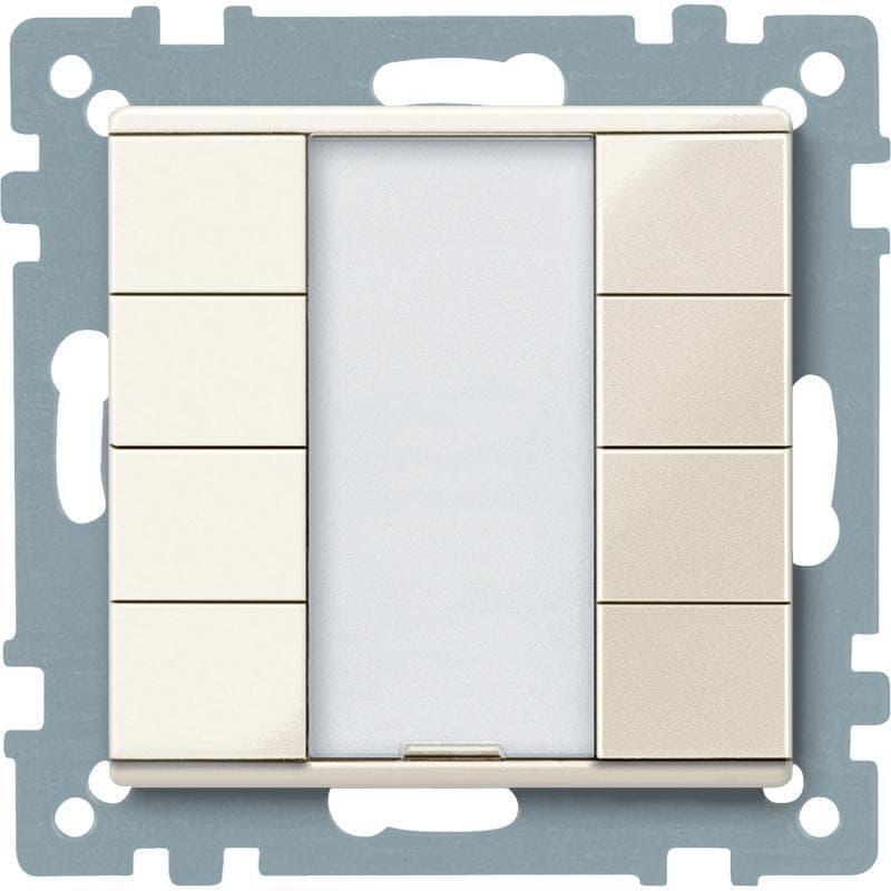 Panel tlacidlový 4-násobný biela krémová Merten KNX SysM (Schneider) 1