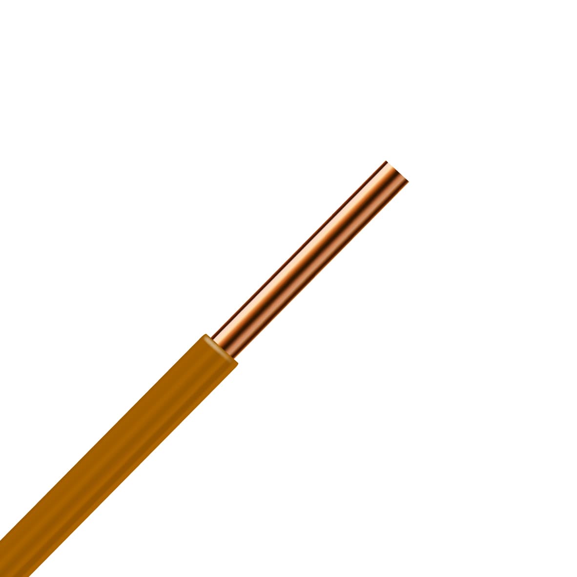 Kábel CY 1,5 = H07V-U hnedý 1