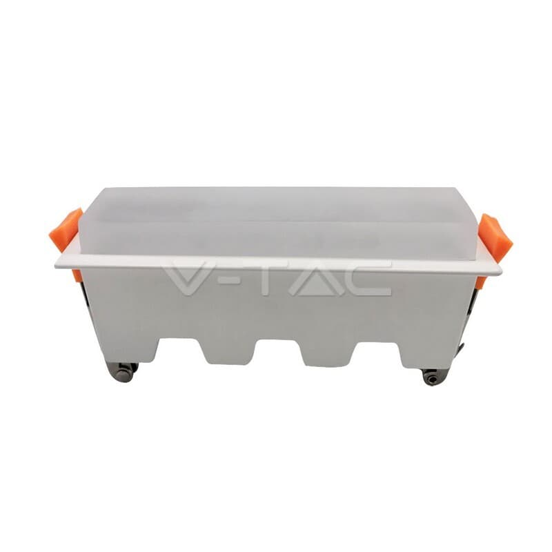 Lineárne LED svietidlo zapustené 10W, 3000K, 700lm, VT-10002 (V-TAC) 1