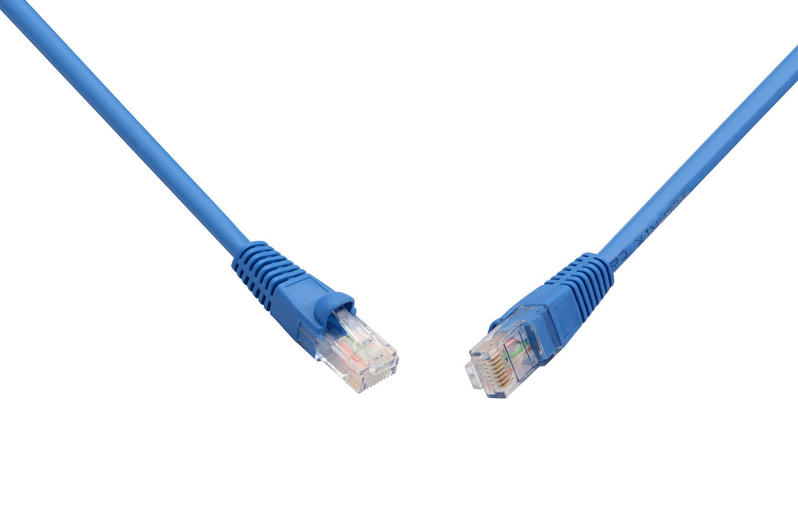 Patch kabel CAT6 UTP PVC 1m modrý snag-proof C6-114BU-1MB 1