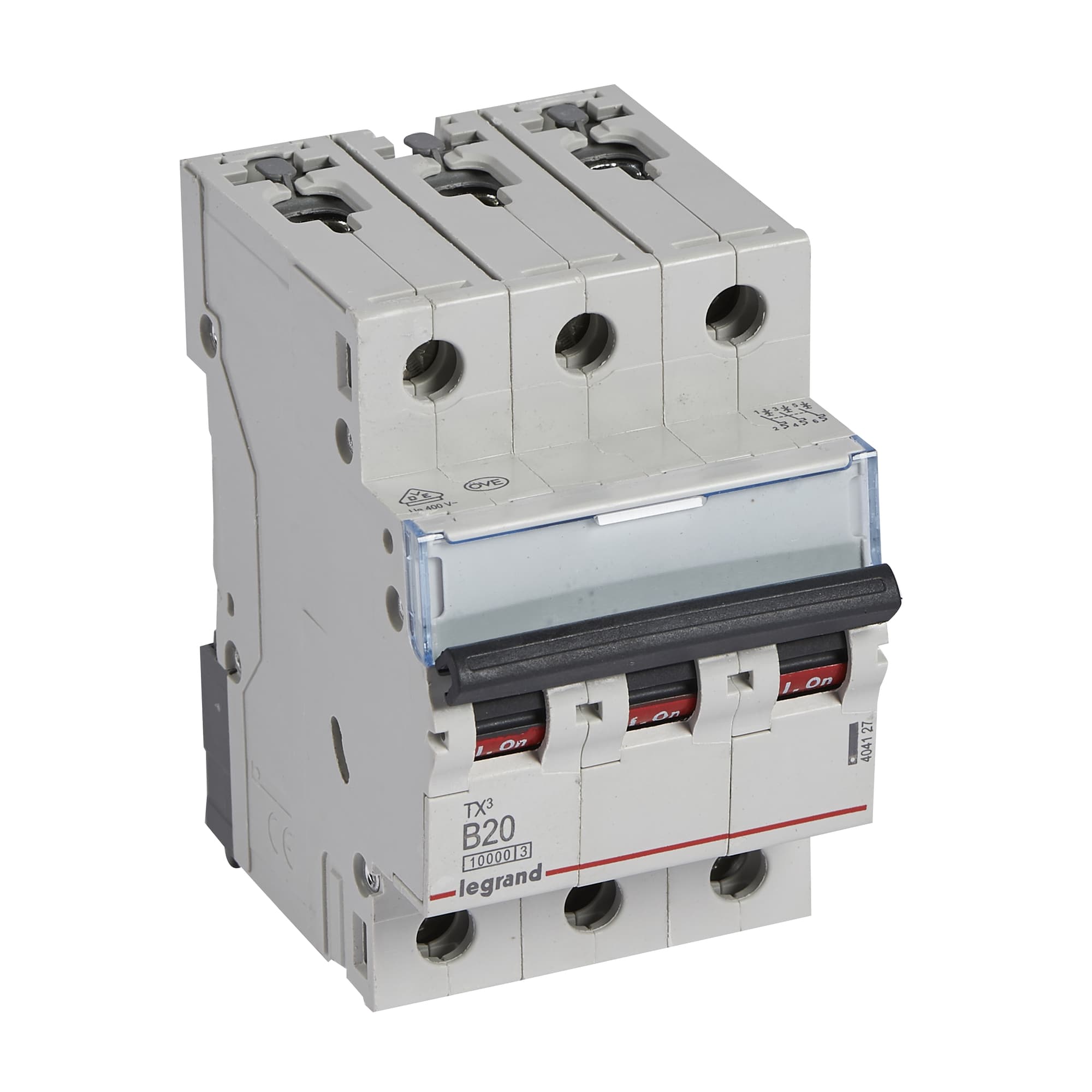 Istič 3-pólový B/20A 10kA Rada:TX3 (Legrand) 1