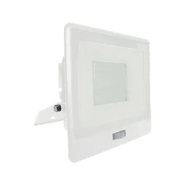 Reflektor LED so senzorom PRO 50W, 6400K, 4000lm, biely VT-158S (V-TAC) 1