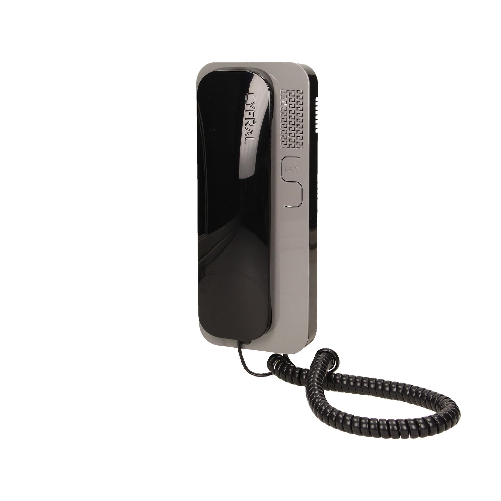 Multi-resident uniphone for 2 wire installation SMART, cyfral, grey-black 1