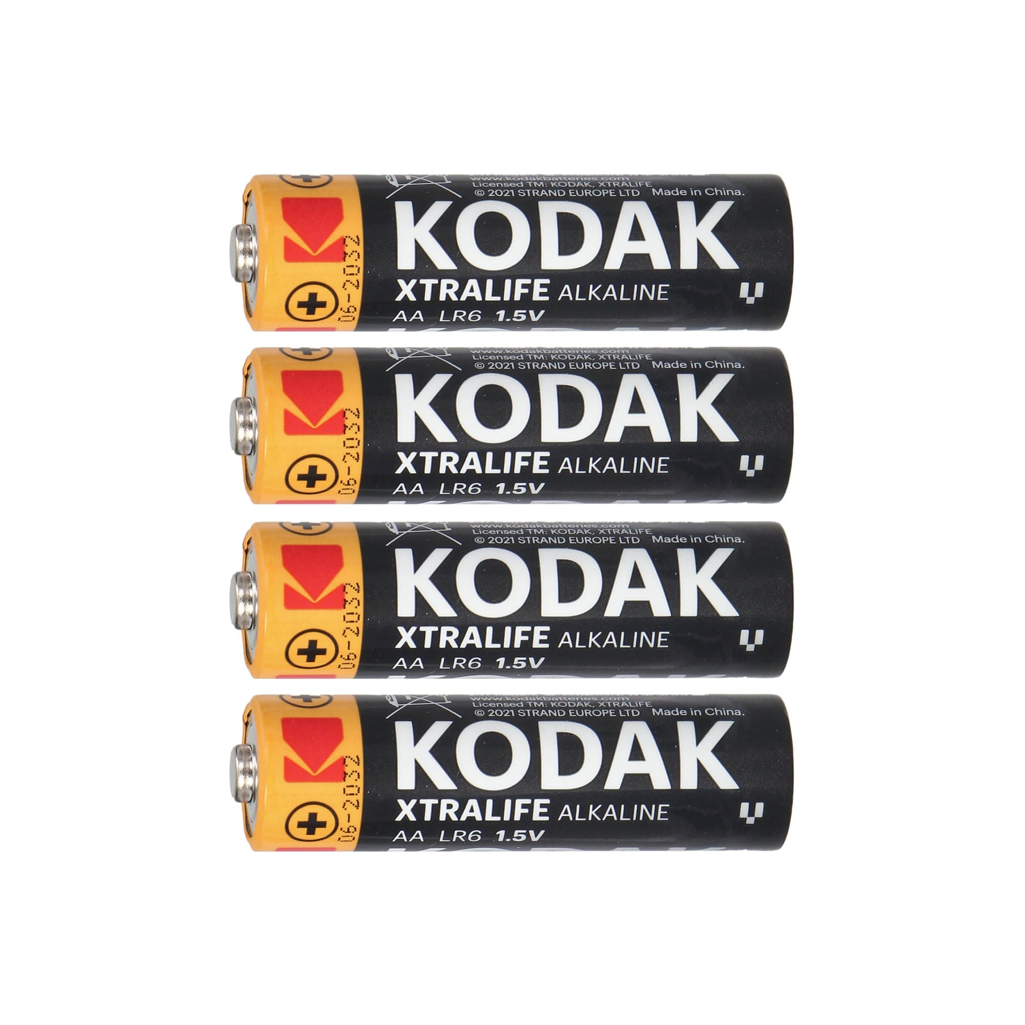 Kodak XTRALIFE Alkaline AA LR6 batteries, 4 pcs. foil 1