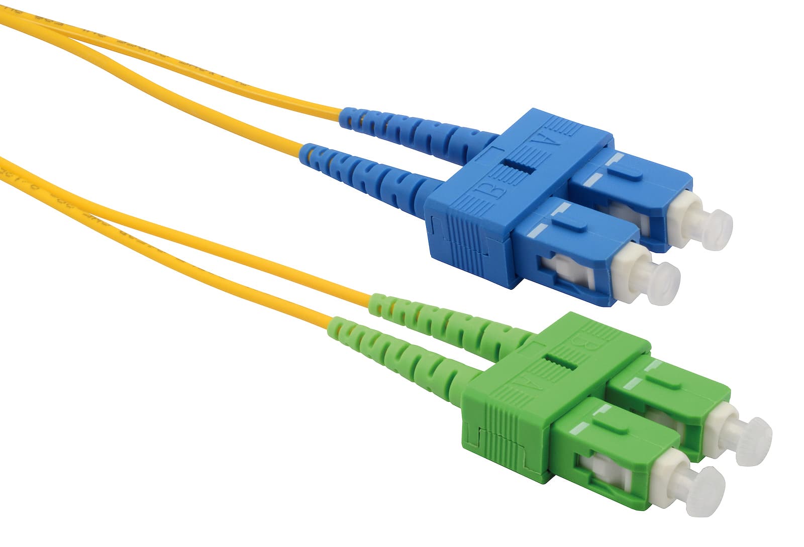 Patch kabel 9/125 SCapc/SCupc SM OS 5m duplex SXPC-SC/SC-APC/UPC-OS-5M-D 1