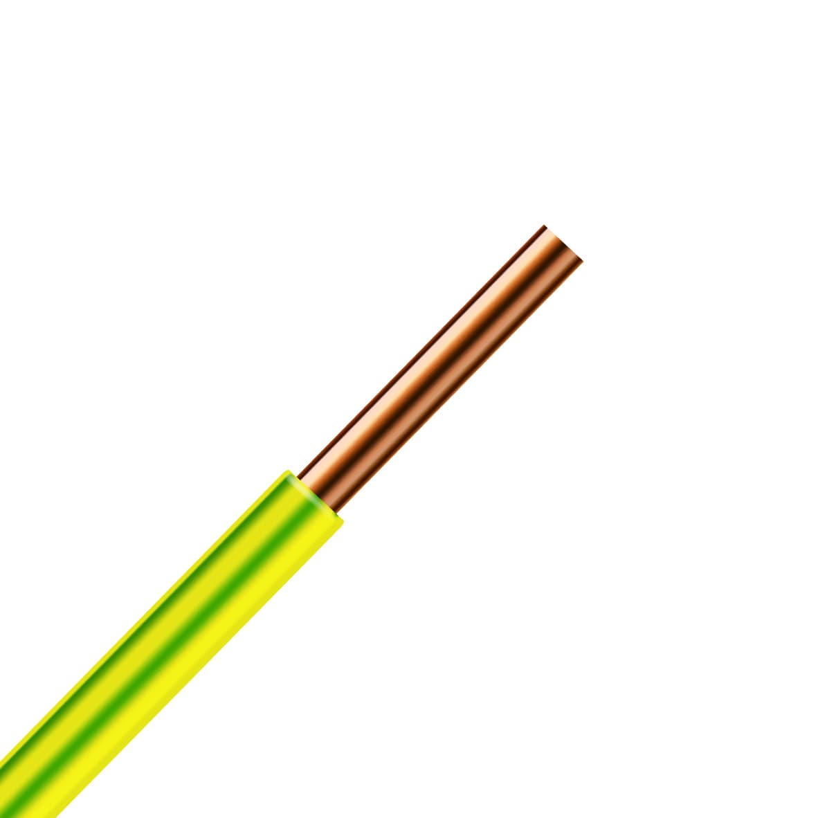Kábel CY 4 = H07V-U zeleno/žltý 1