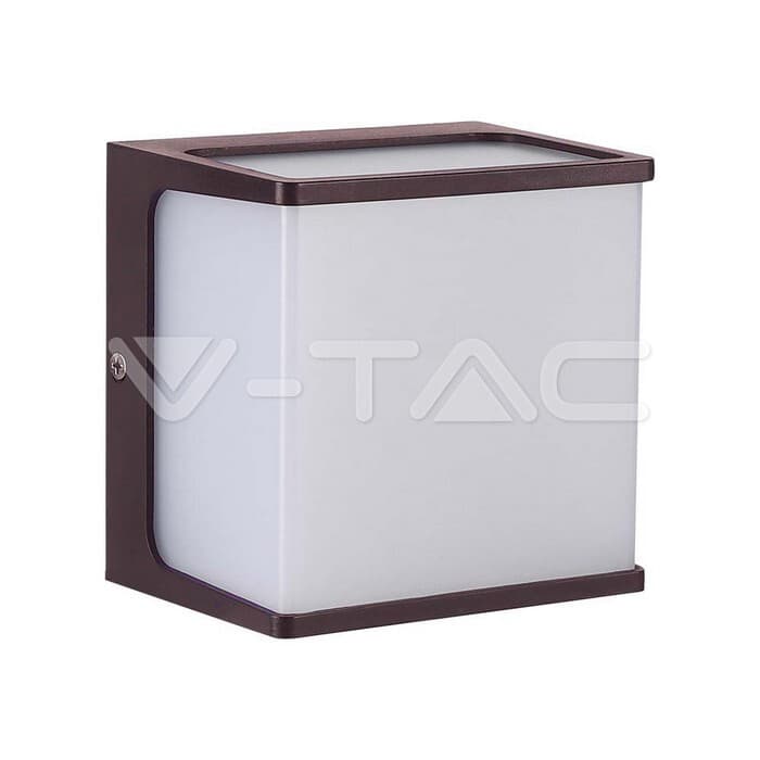 Nástenné LED svetlo 8W hnedé IP65 4000K VT-708 (V-TAC) 1