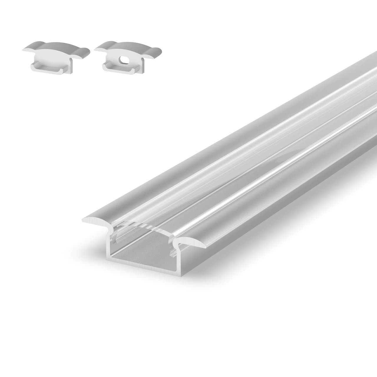 SET-PROFIL (F) SR/CL 2m - sestava profilu, difuzoru a koncovek 1