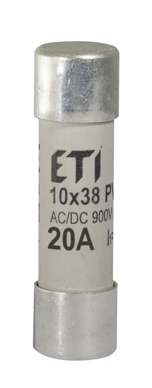 Valcová poistka špeciálna CH10x38 20A gR 900V AC/DC 30kA (ETI) 1