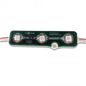 Modul LED IP67 12V 3xLED 1W, Zelená, 66lm, VT-50503 (V-TAC) 1