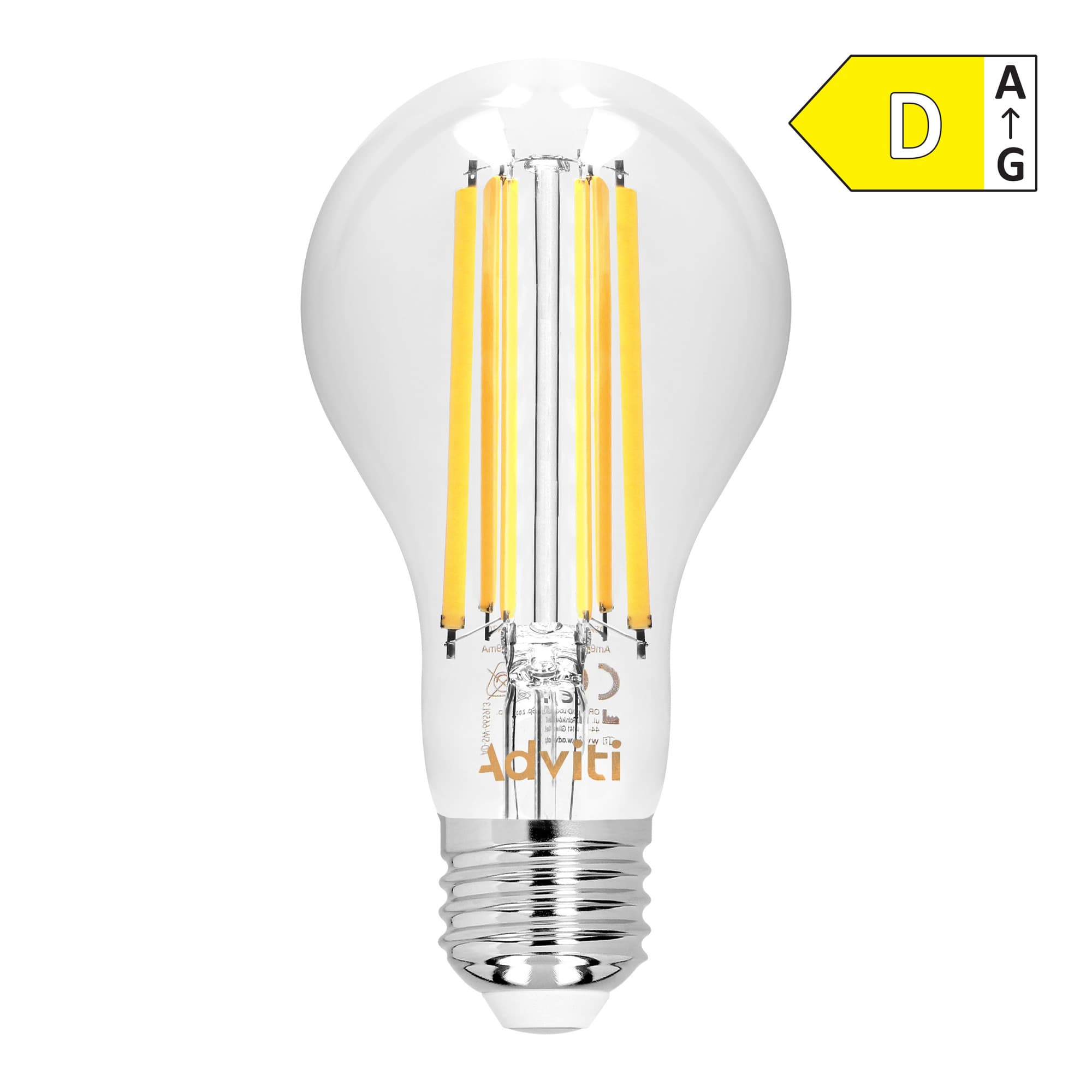 LED žiarovka FILAMENT C E27 A70 16 W 2500 lm 3000 K 1