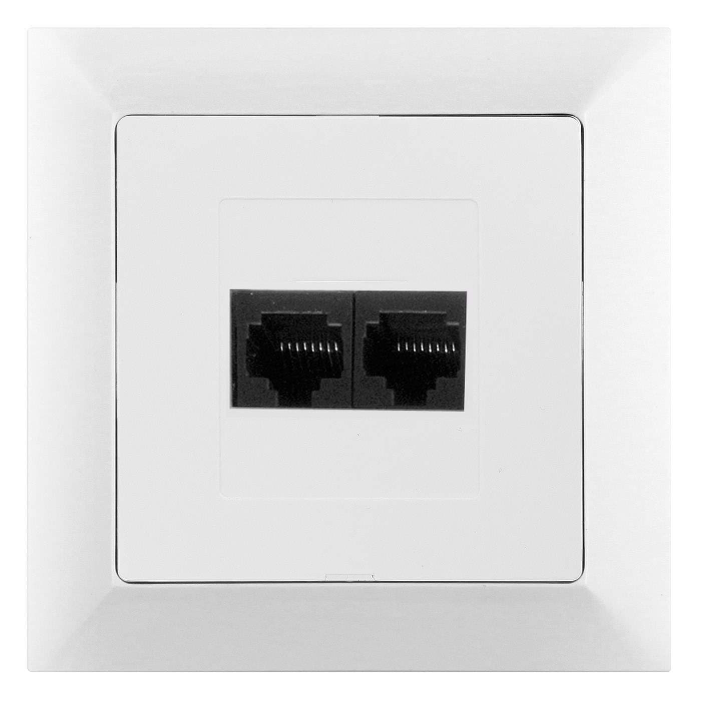 PREMIUM 2 PC/6 - Zásuvka komunikační 2x8 pin KAT. 6 1