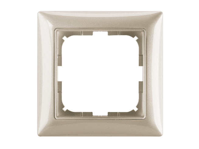 Rámček 1-násobný šampanská metalíza Basic55 (ABB) 1