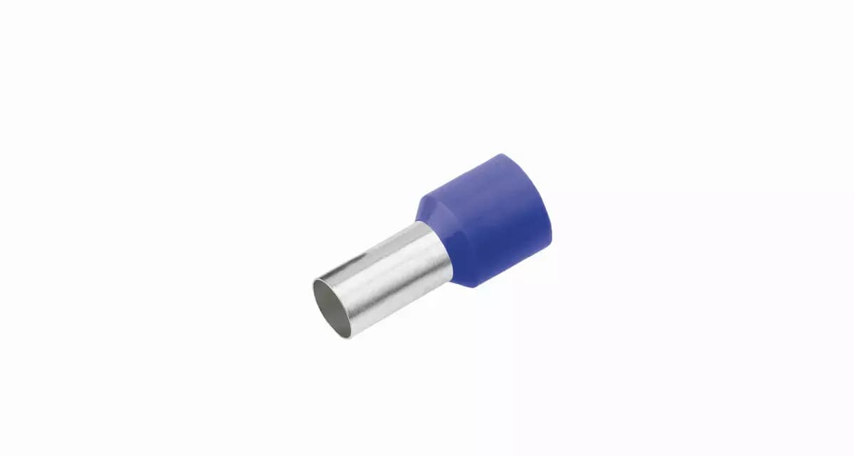 Izolovaná dutinka Cu 0,75/6 mm, modrá (100 ks) 1