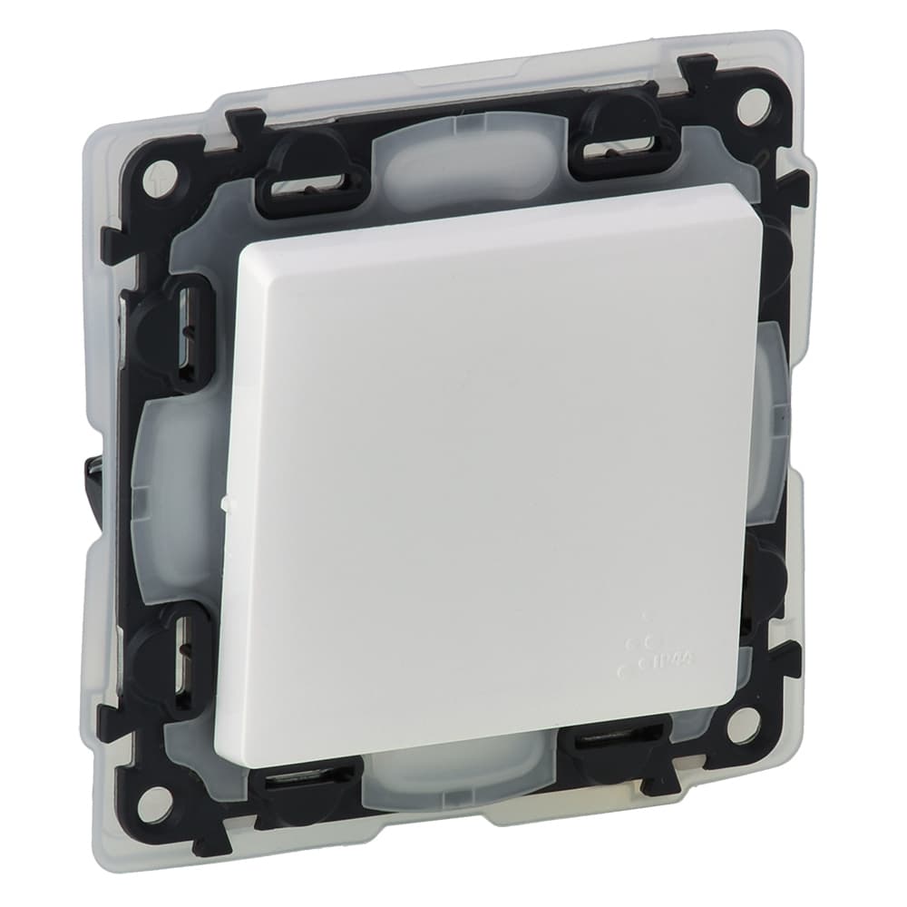 Tlačidlo (1/1A) 6A/250V (PS) IP44 biela Valena Life (Legrand) 1