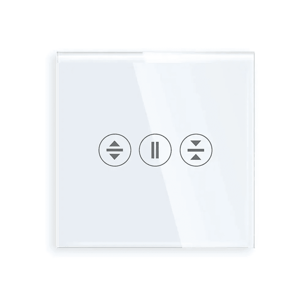 Revolo Touch sklenený panel pre žalúziový ovládač C3C-001 - Biely 1
