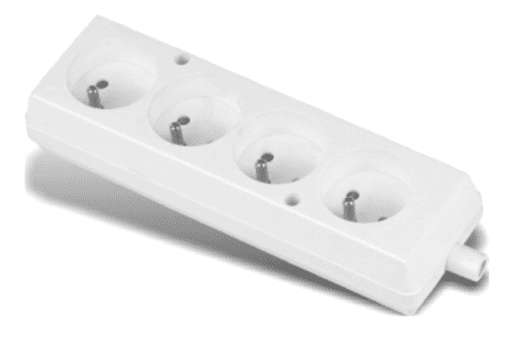 4-way plug-in socket 1