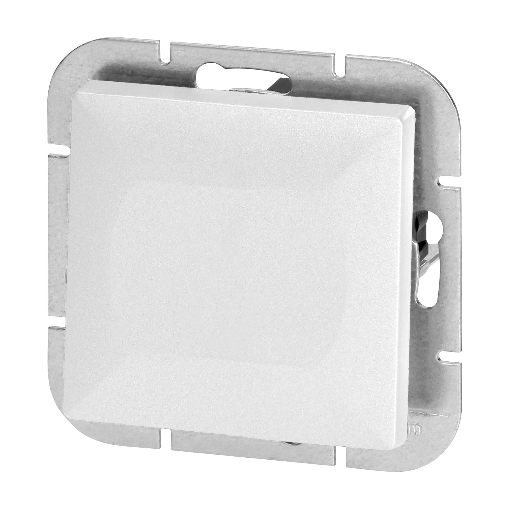 Flush-mounted three-way switch with illumination Pearl, 10A, 250V, WP-5P/S, white 1