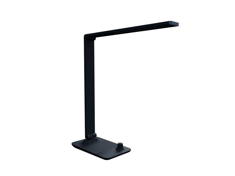 Stolní LED lampička MASTER s integrovanou bezdrátovou nabíječkou, černá (Panlux) 1
