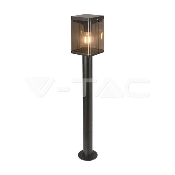 Solárne LED stĺpikové svietidlo 2,5W E27 s mikrovlnným senzorom IP44 VT-1134 (V-TAC) 1