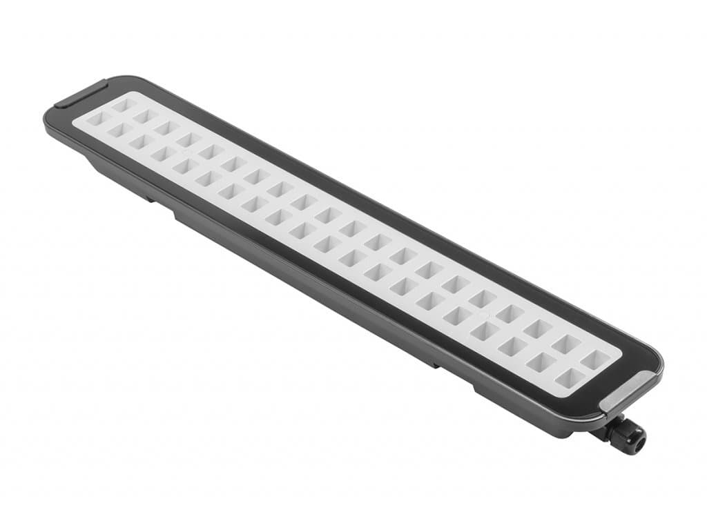 Lineárne LED svietidlo LUNAR 40W 4000lm 4000K 60cm sklo, čierna IP66 (GTV) 1