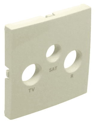Kryt zásuvky TV/R/SAT slon.kosť LOGUS90 mec 21 (EFAPEL) 1