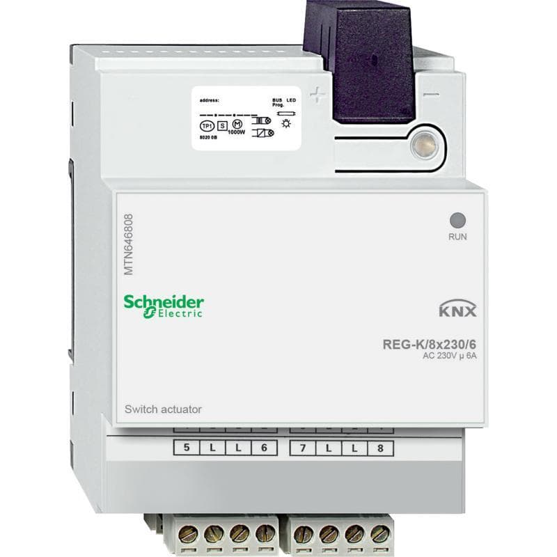 Aktor spínací REG-K/8x230/6 sivá Merten KNX (Schneider) 1