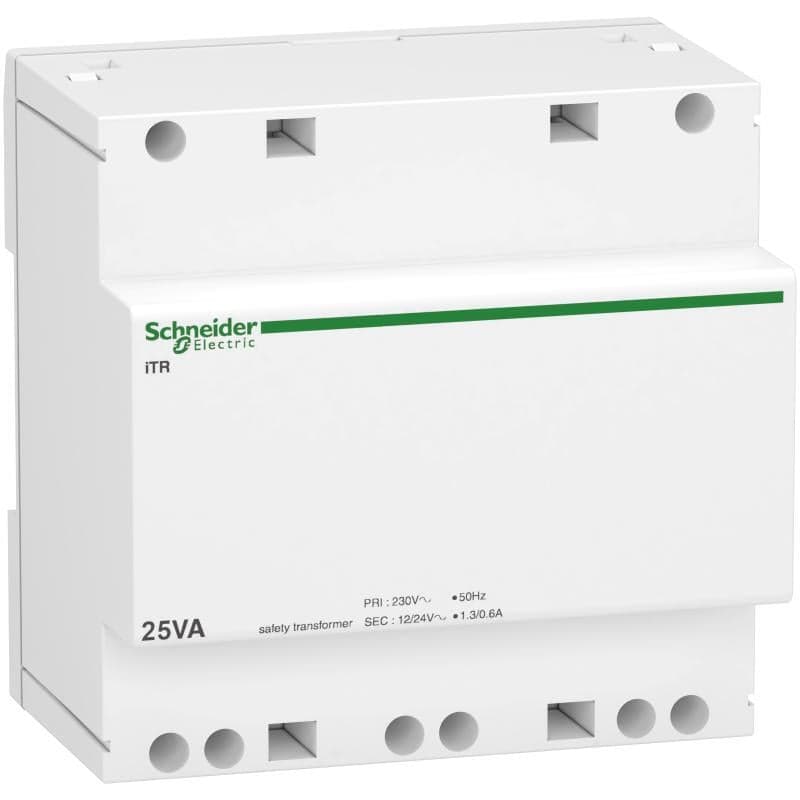 Bezpecnostný transformátor 25VA 230V/12-24V 1