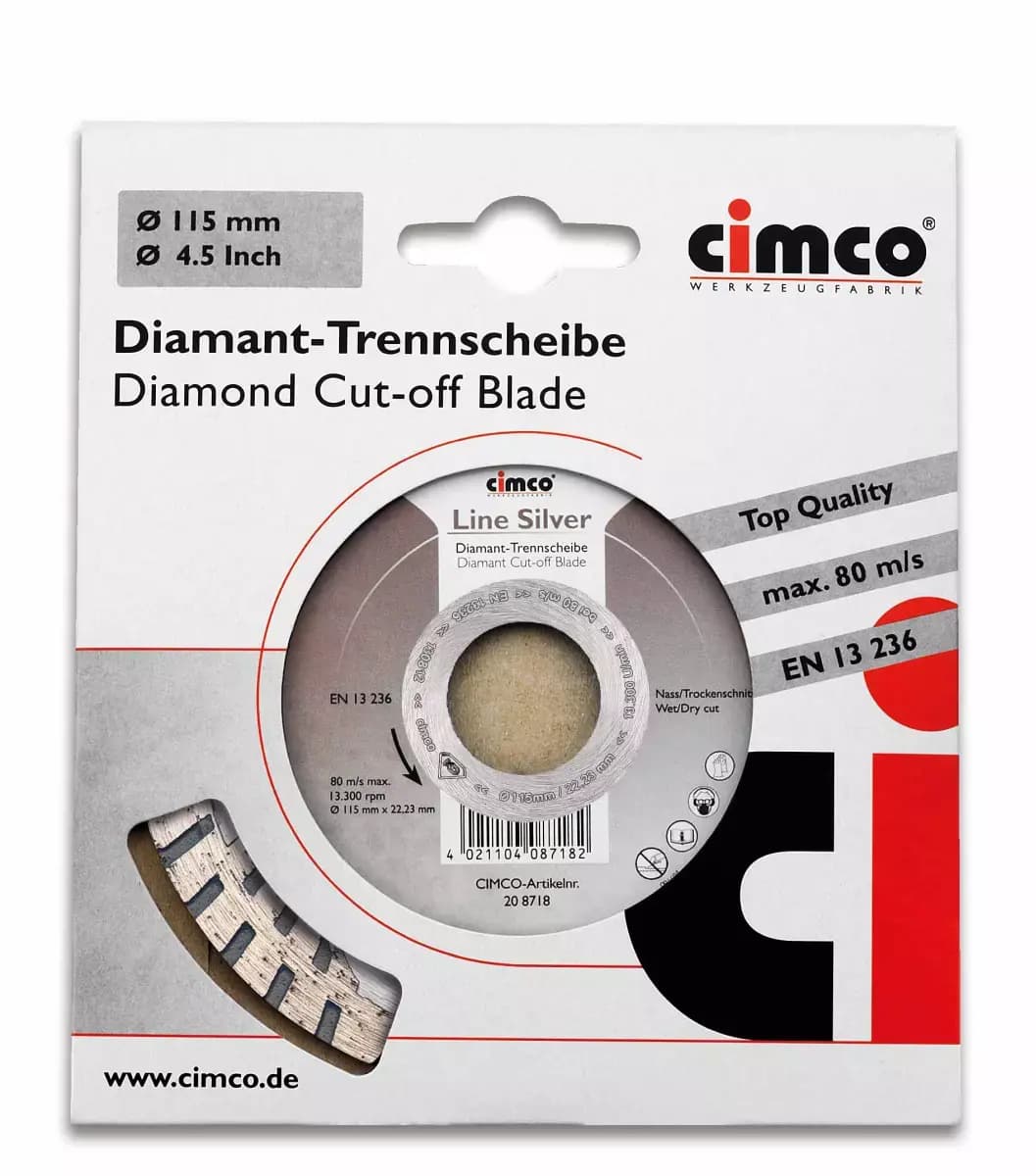 Diamantový řezný kotouč na zdivo o 115 mm 1