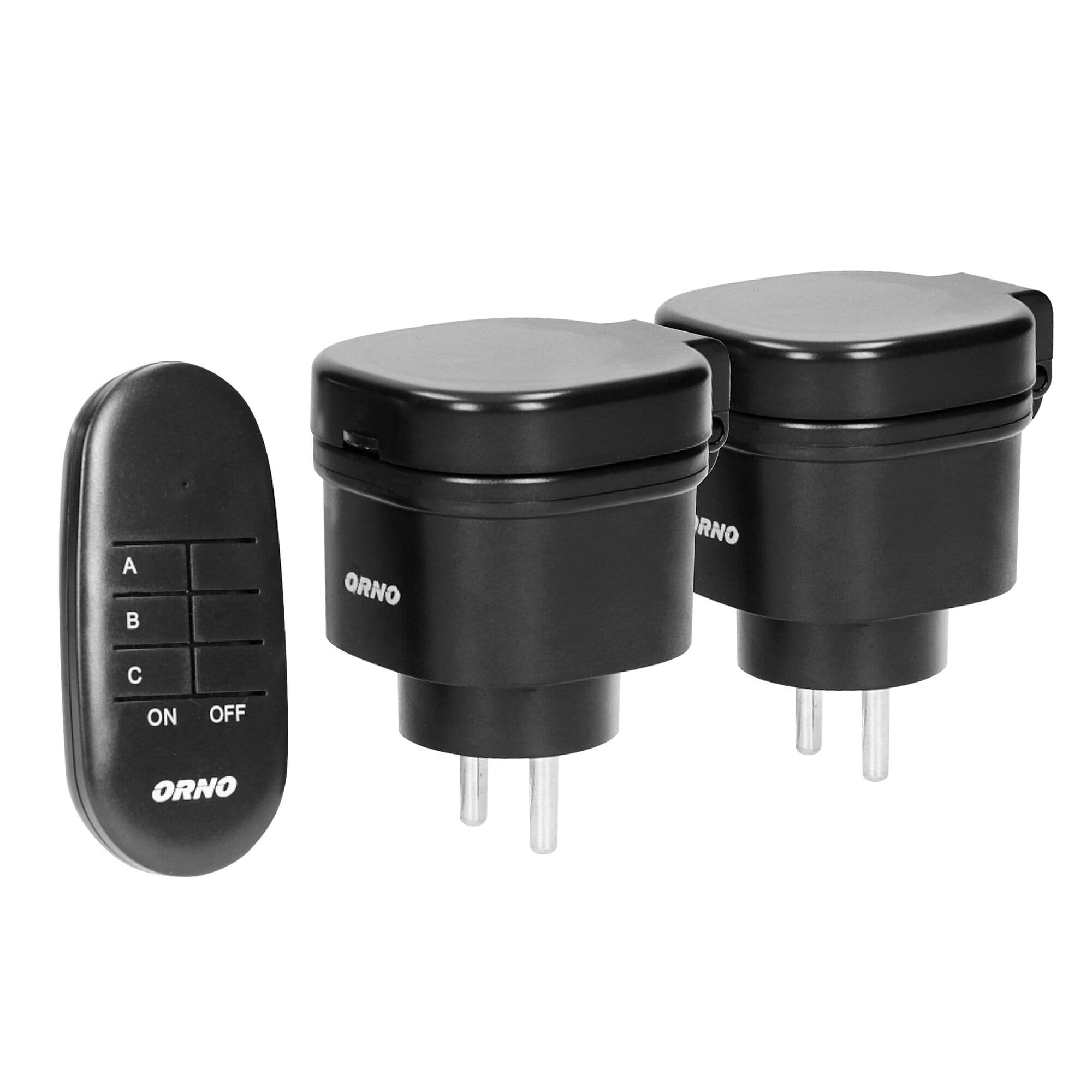 Sada vonkajších bezdrôtových zás. s diaľk. ovl. OR-GB-441, 2P+E Schuko., IP44, 2+1 MINI 1