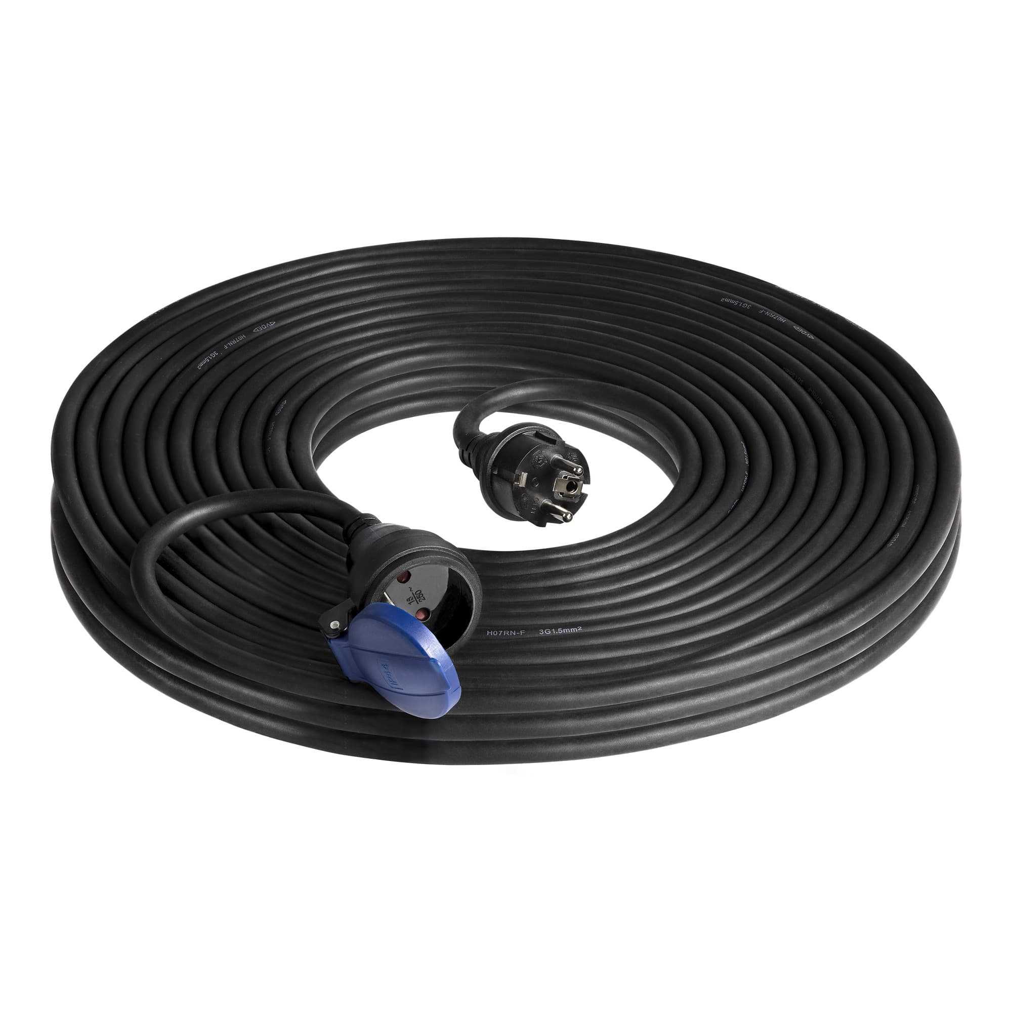 Predlžovací kábel  30m , IP44 H07RN-F 3x1,5mm guma 1