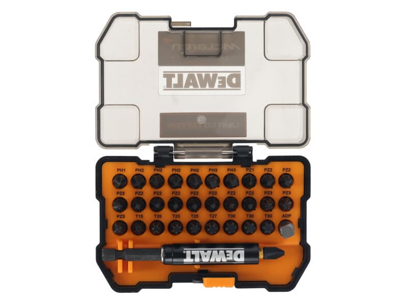 Sada bitov, 32ks, DEWALT/McLaren Impact Ready s držiakom bitov 1