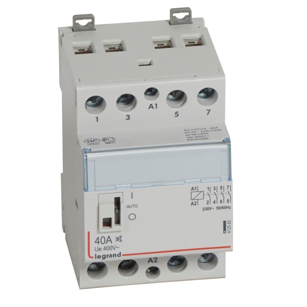 STÝKAČ 40A 4N/O CIEVKA 230V TICHY 1