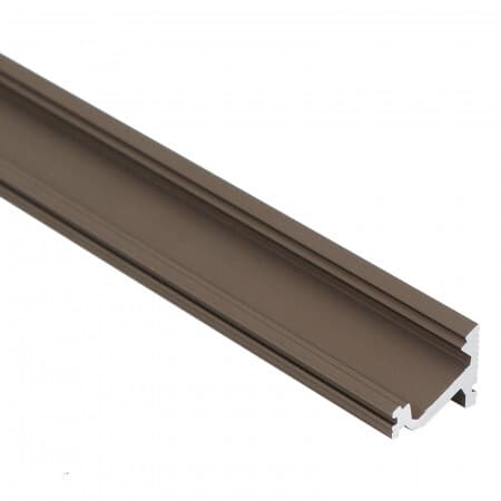Profil LED Al, 13,5x16,5mm BC15 bronzový rohový 30°/60° dodávaný bez krytu (13) 1