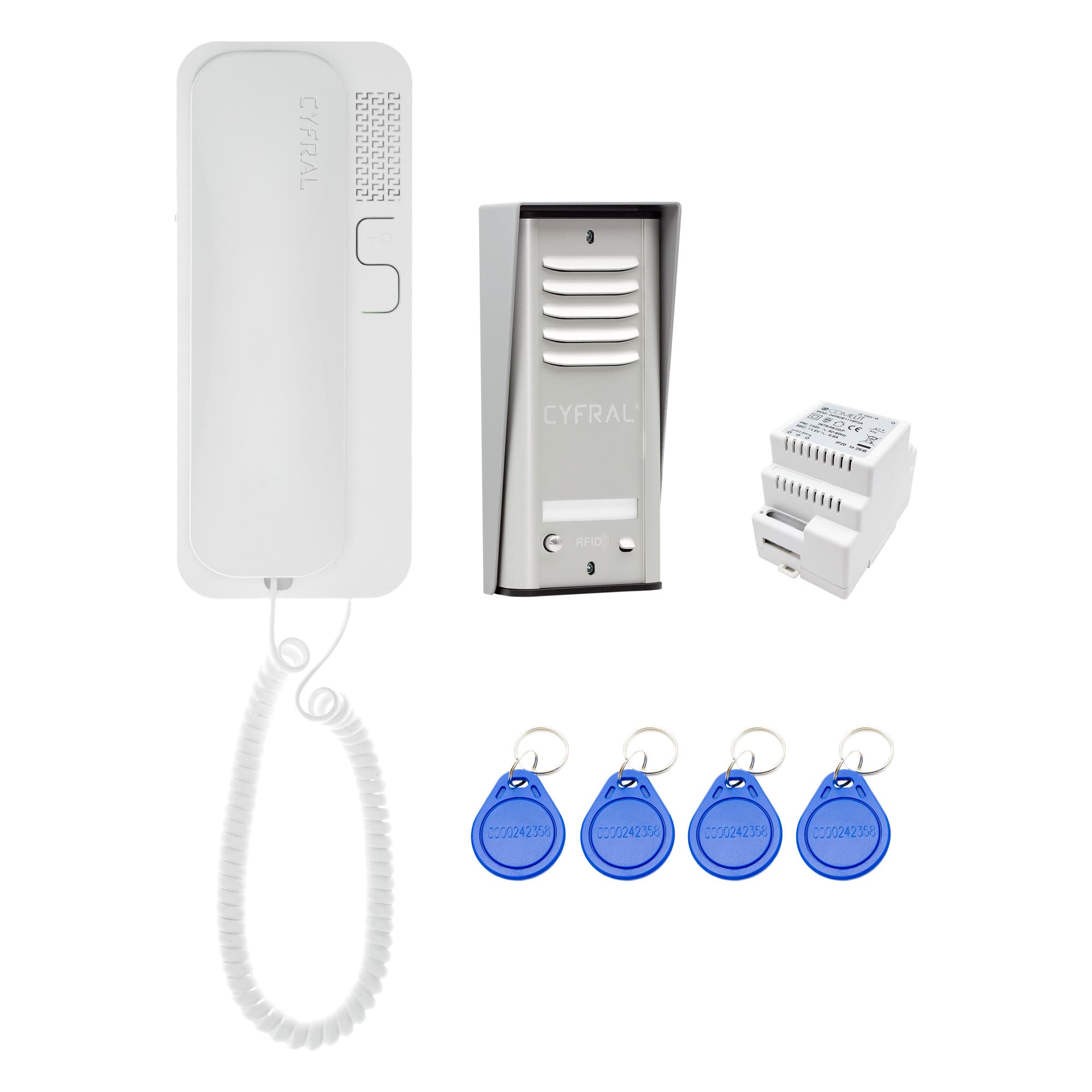 Single family doorphone COSMO, gray 1