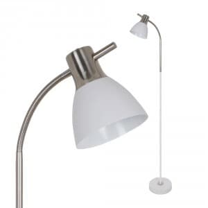 Svietidlo E27 60W, Al/sklo-biela matná, STJ-P, 200x200x1600, VT-7600 (V-TAC) 1