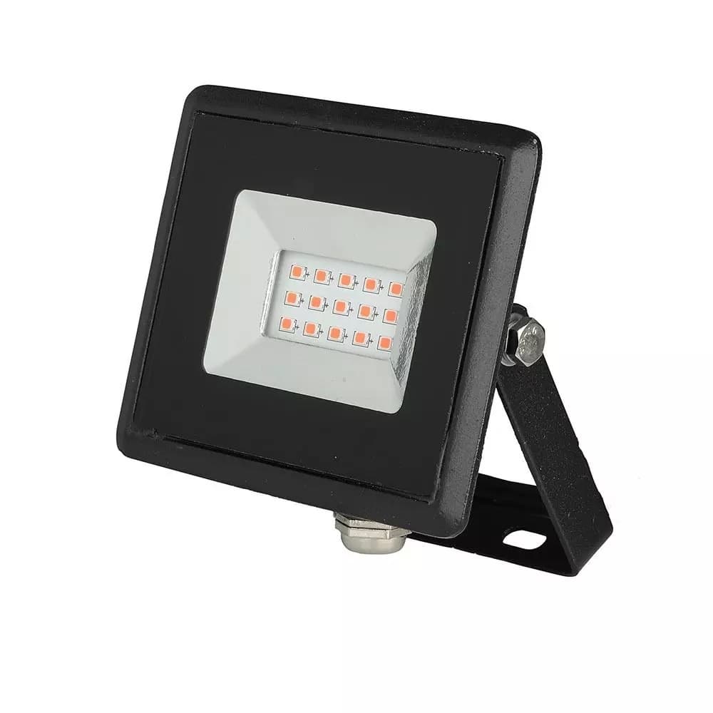 Reflektor LED E-Series 10W, Červená, 850lm, čierny VT-4011 (V-TAC) 1