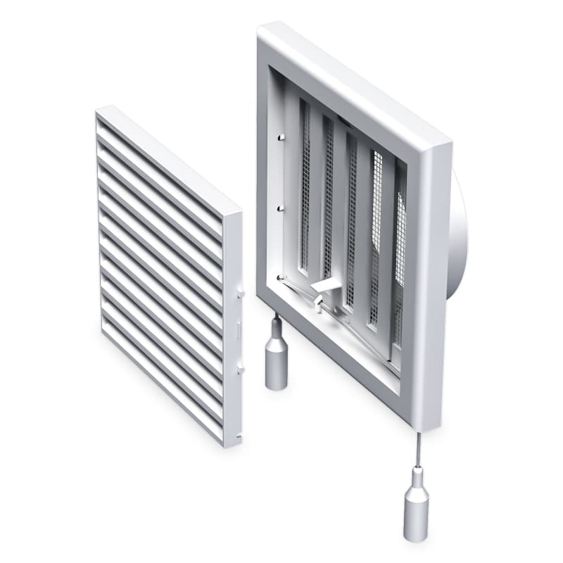 Mriežka plastová MV 120VRs (VENTS) 1