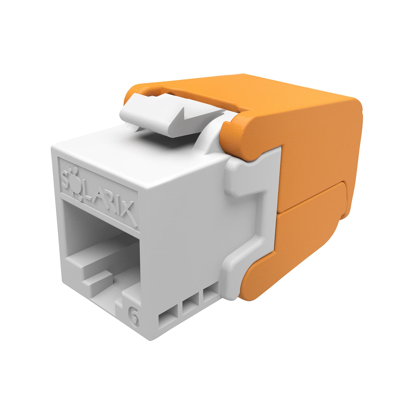 Samořezný keystone Solarix CAT6 UTP SXKJ-6-UTP-WH-SA Component Level a 4PPoE certifikace 1