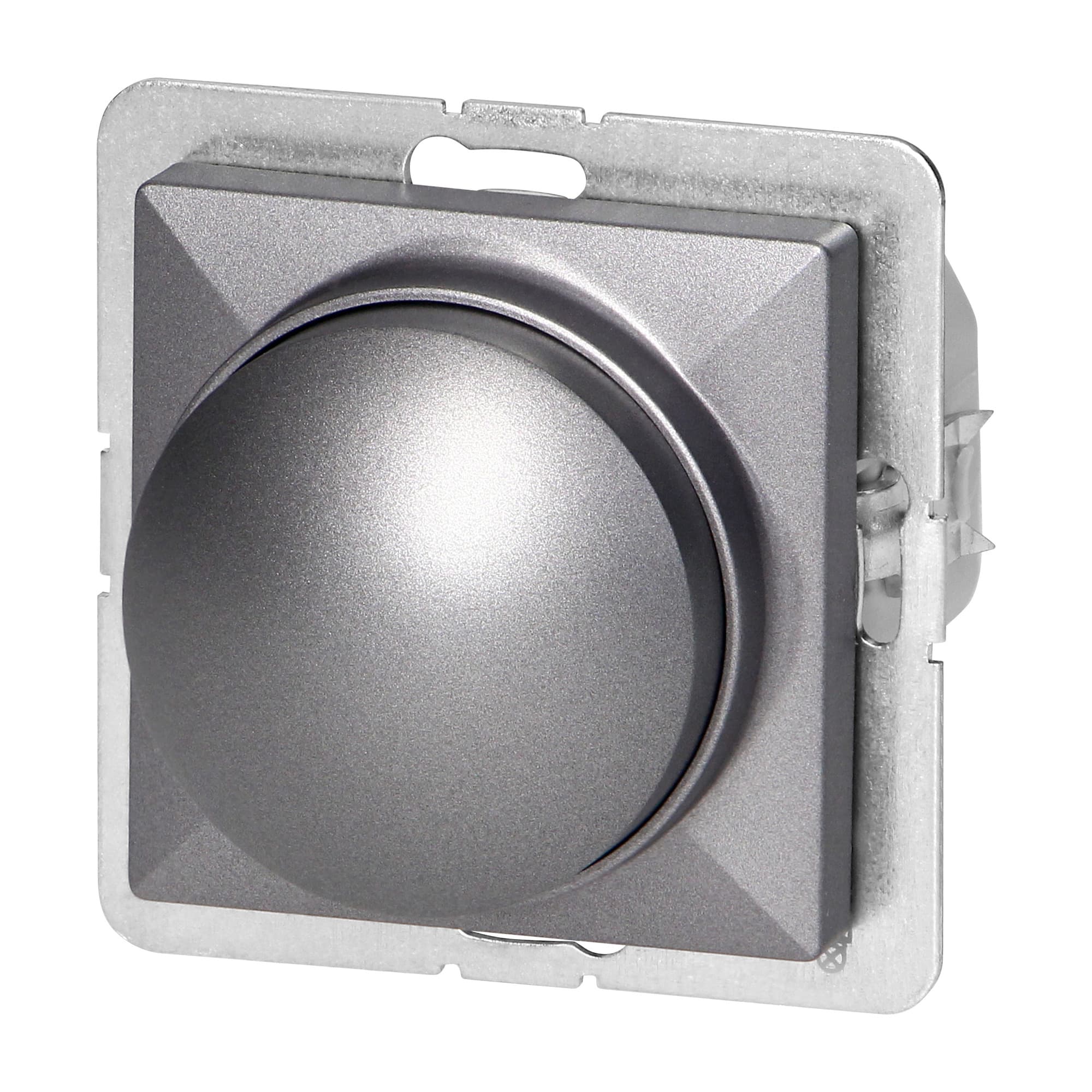 LED rotary dimmer Pearl, 230V, 50Hz, Pmin:3W, Pmax:35W, SO-1P/LED, anthracite 1