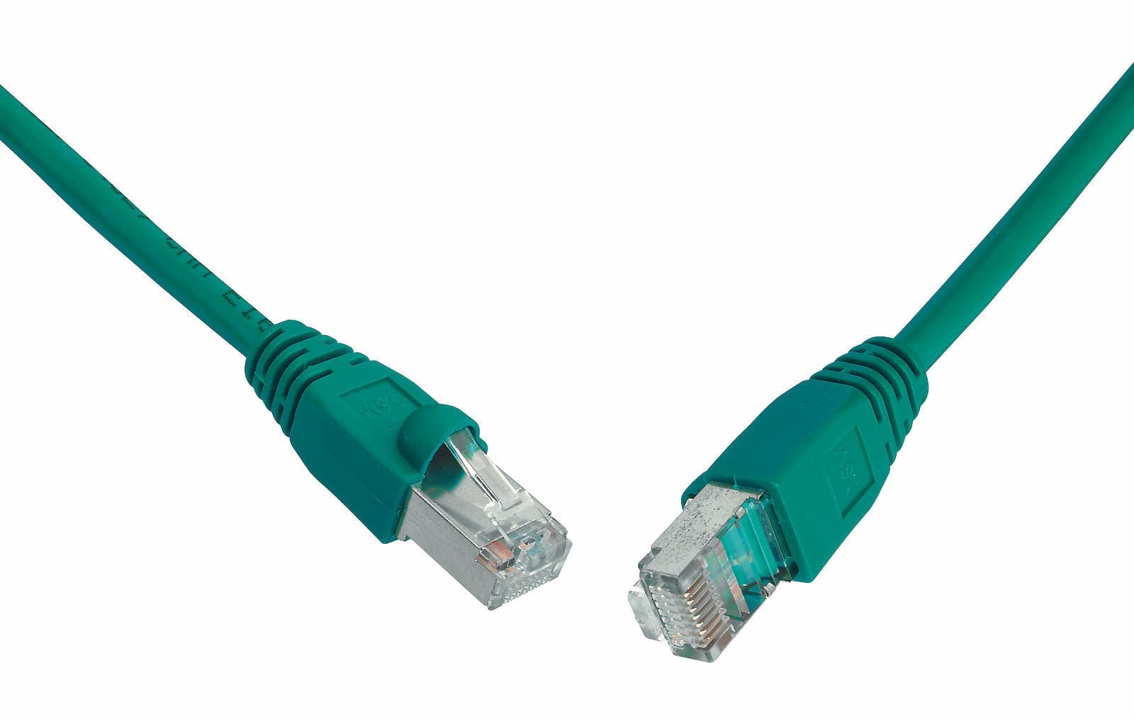 Patch kabel CAT5E SFTP PVC 10m zelený snag-proof C5E-315GR-10MB 1