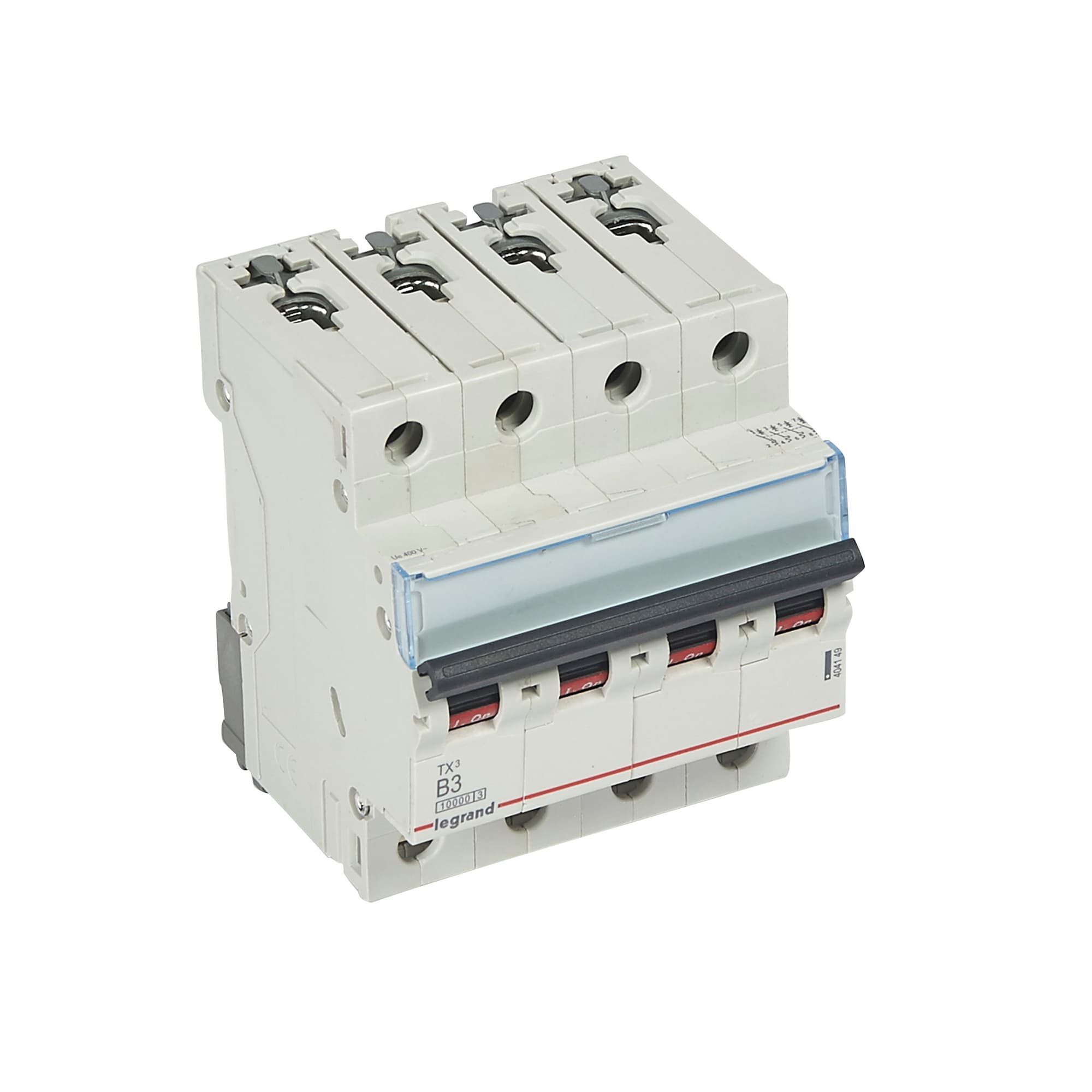 Istič 4-pólový B/3A 10kA Rada:TX3 (Legrand) 1