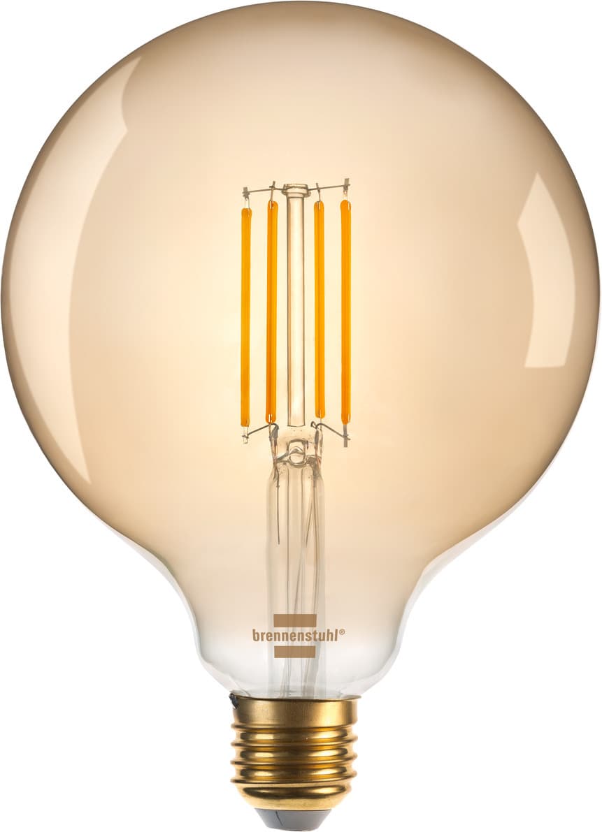 brennenstuhl®Connect WiFi Filament LED Lampa Globe E27, 470lm, 4,9W (Brennenstuhl) 1