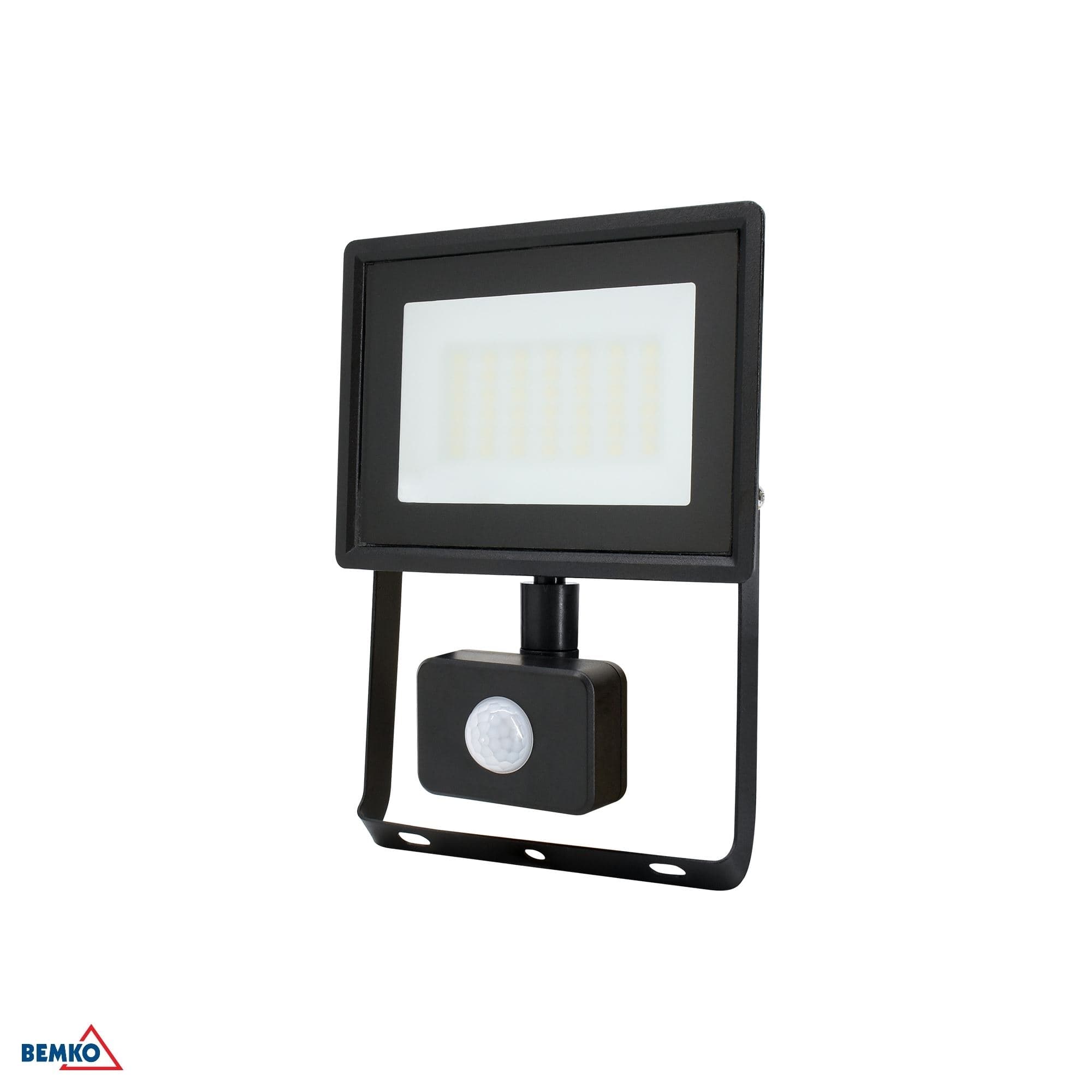 LED reflektor SMD KASTEL 30 W, 6500 K, 2550 lm, IP65, PIR, čierny (Bemko) 1