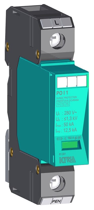 Prepäťová ochrana PO I 1 e 280V/7kA B+C+D (KIWA) 1