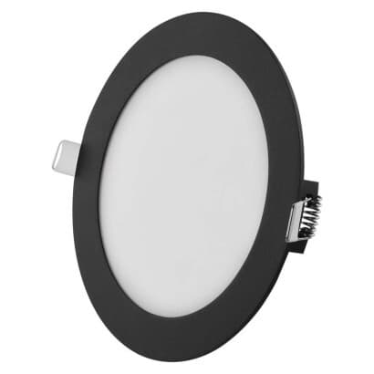 LED vstavané svietidlo NEXXO, kruhové, čierne, 12W, CCT 1