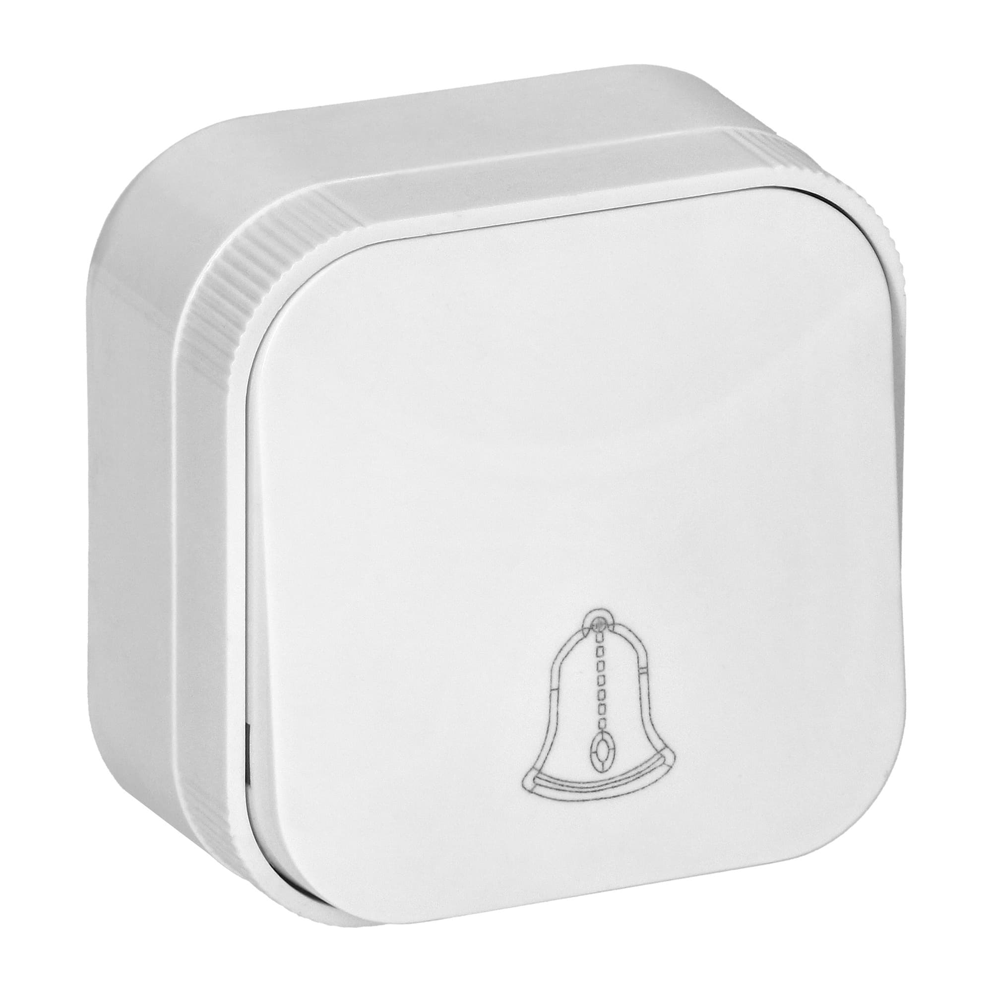 Surface-mounted doorbell switch ToDO IP20, white 1